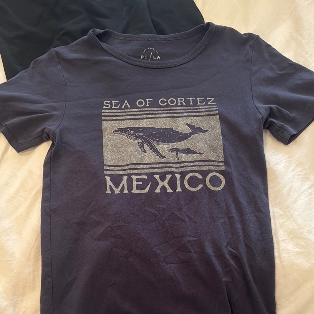 Navy Blue Graphic T-Shirt